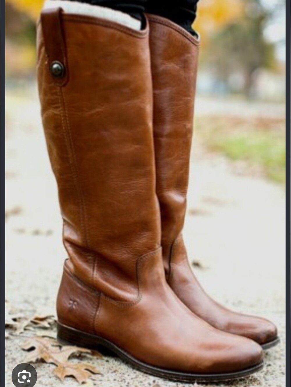 FRYE Melissa Button Back Riding Boots